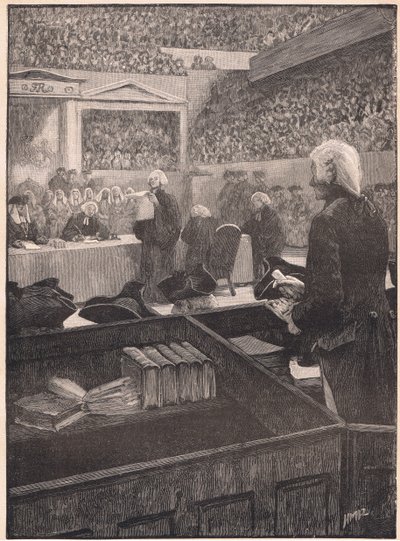 Le procès de Warren Hastings AD 1788 - Henry Marriott Paget