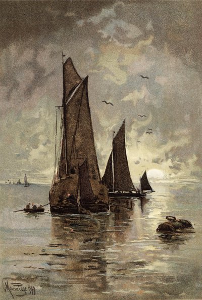 Lever de lune au large de Gravesend - Henry MauricePage