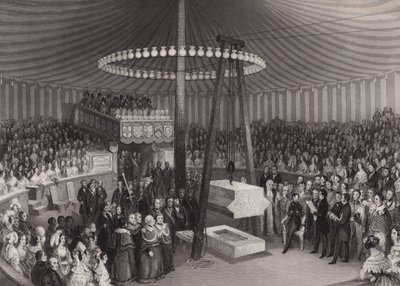 Cérémonie de pose de la première pierre de la Nouvelle Bourse Royale par Albert, Prince Consort, Londres - Henry Melville
