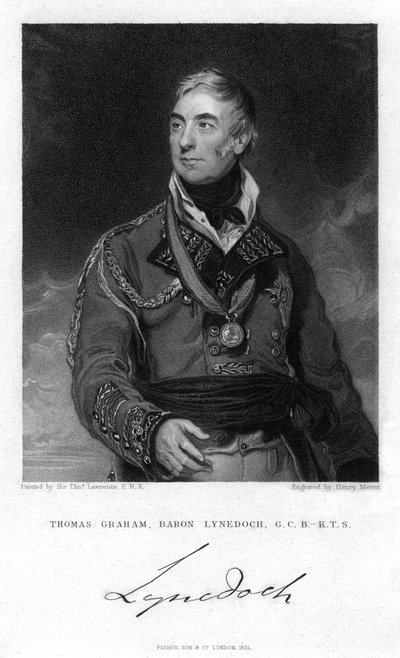 Thomas Graham, 1er baron Lynedoch, politicien et soldat écossais, 1831 - Henry Meyer
