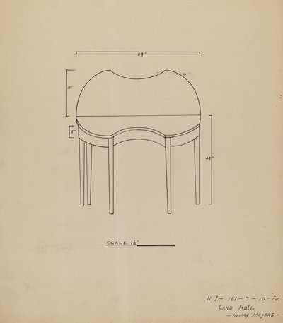 Table de jeu - Henry Meyers