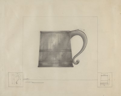 Chope en étain - Henry Meyers