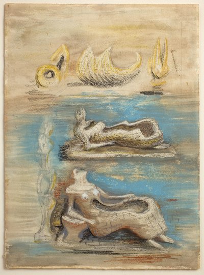 Une terre : ses lignes suivent la vie dans la pierre - Henry Moore