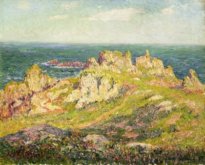 Rochers au Bord de la Mer - Henry Moret