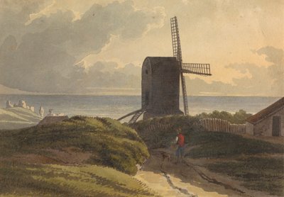 Moulin à vent sur la côte près de Hastings - Henry Morton