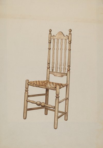 Chaise à dossier en balustre - Henry Murphy