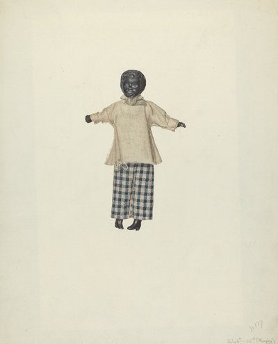 Poupée noire à tête de porcelaine - Henry Murphy