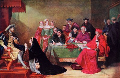 Le procès de la reine Catherine, 19ème siècle, vers 1920 - Henry Nelson O