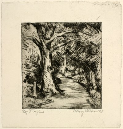 Chemin forestier. Forêt de Riis - Henry Nielsen