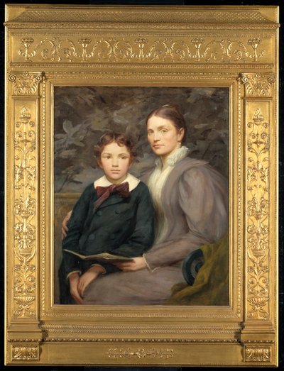Mme William T. Evans et son fils, 1895 - Henry Oliver Walker