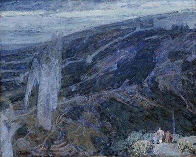 Les Anges apparaissant aux bergers, vers 1910 - Henry Ossawa Tanner