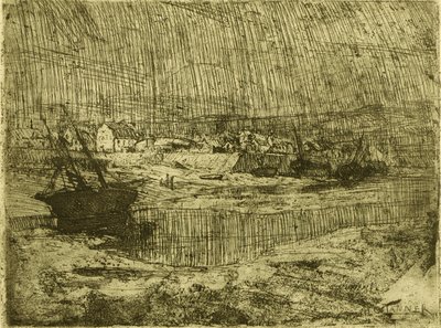 Bateaux de pêche chavirés, Bretagne - Henry Ossawa Tanner