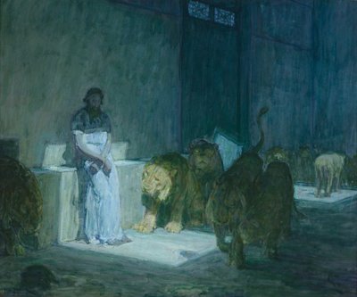 Daniel dans la fosse aux lions, 1907-18 - Henry Ossawa Tanner