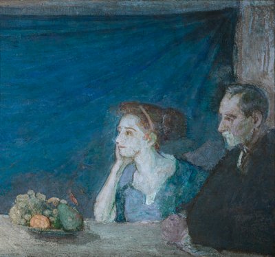 Portrait de M. et Mme Atherton Curtis avec nature morte - Henry Ossawa Tanner