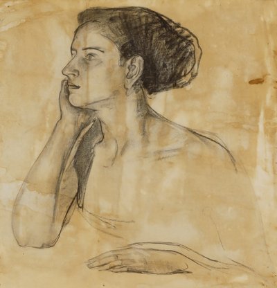 Étude pour le portrait de Mme Atherton Curtis - Henry Ossawa Tanner