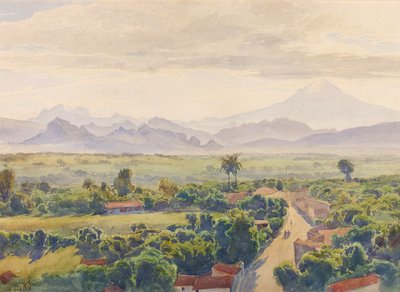 Vue de Cuernavaca, fin du 19e-début du 20e siècle - Henry Otto Wix