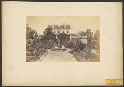Manoir de John E. Seabrook, depuis le jardin. Île d