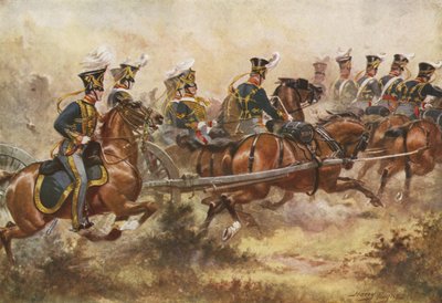 Artillerie royale à cheval, vers 1832 - Henry Payne