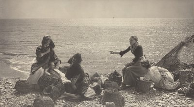 Bavardage sur la plage - Henry Peach Robinson