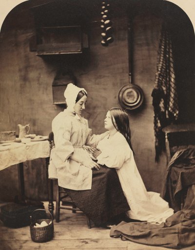 Elle court chez elle et raconte tout à sa mère - Henry Peach Robinson