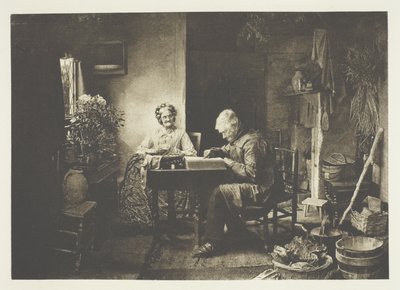 Lorsque le travail de la journée est terminé - Henry Peach Robinson