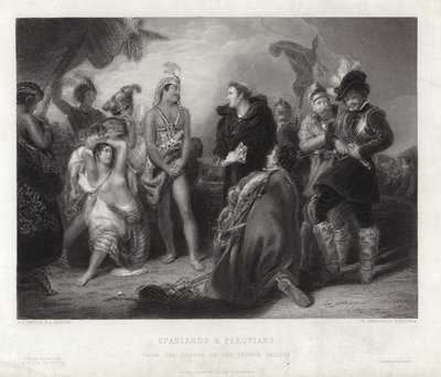 Espagnols et Péruviens - Henry Perronet Briggs