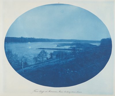 Depuis les falaises à Merrimac, Minn. en regardant en aval - Henry Peter Bosse