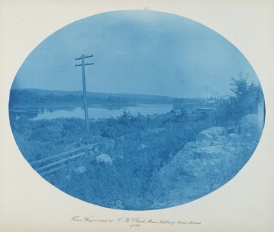 De la route du wagon à S. St. Paul, Minn. Regardant en aval - Henry Peter Bosse