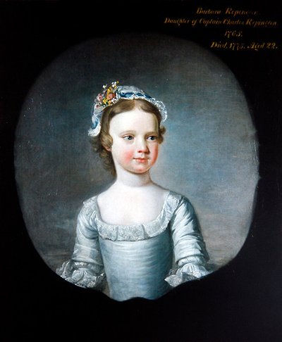 Portrait de Barbara Repington en jeune fille, mi-longueur - Henry Pickering