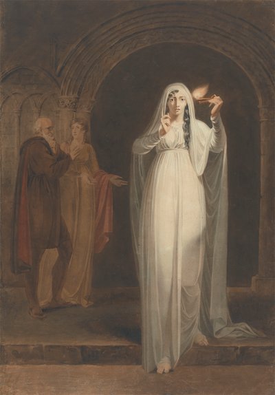 La scène de somnambulisme dans Macbeth - Henry Pierce Bone