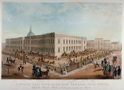 Bureau de poste général, Londres, 1830 - Henry Pyall