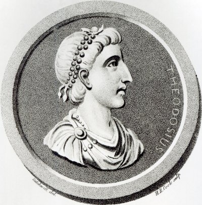 Portrait de Théodose, de 