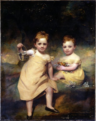 Double portrait de William Thorold Wood et Charles Thorold Wood - Henry Raeburn