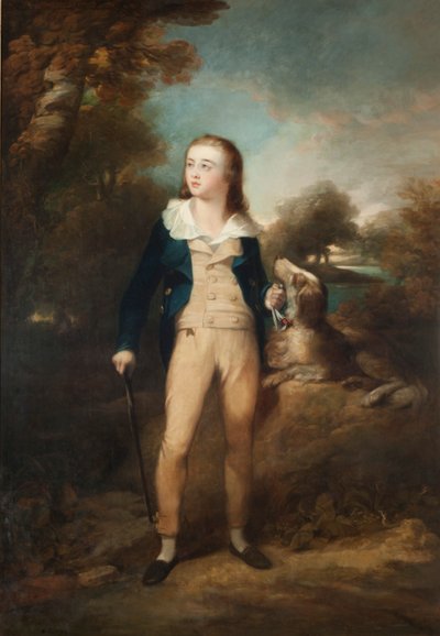 Maître Cathcart et chien, vers 1810 - Henry Raeburn