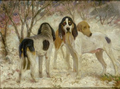 Vrelay - Vieux chiens de chasse anglais - Henry Rankin Poore