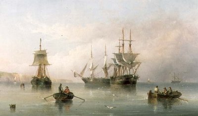 Navires par temps calme - Henry Redmore