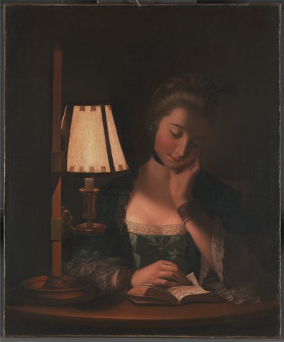 Femme lisant à l
