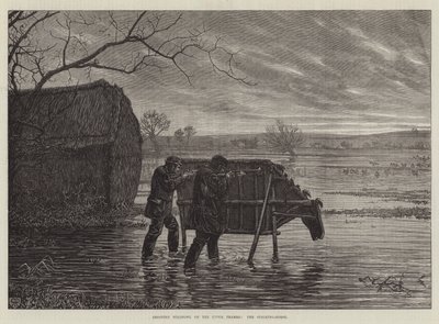 Chasse aux oiseaux sauvages sur la haute Tamise, le cheval de traque - Henry Robert Robertson