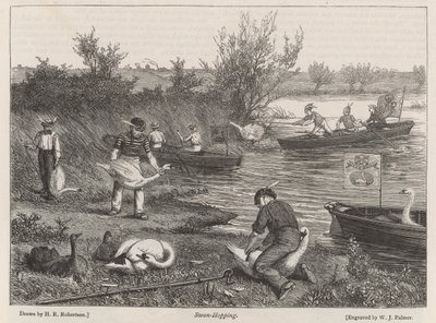 Chasse aux cygnes - Henry Robert Robertson
