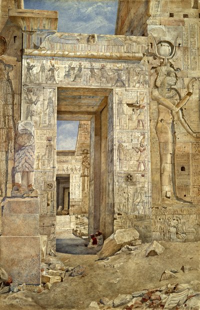 Ruines à Philae - Henry Roderick Newman
