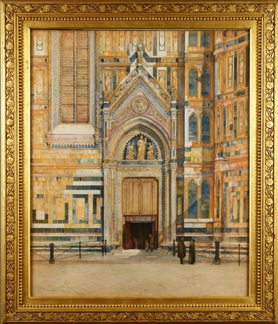 La porte sud du Duomo, Florence, Italie - Henry Roderick Newman