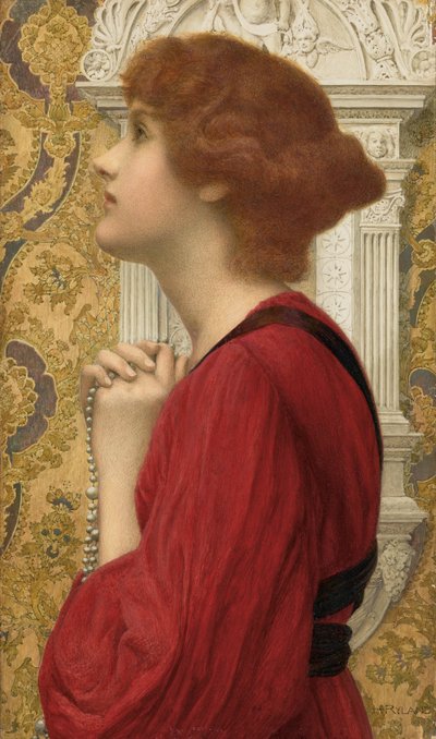 La Flamme Gardée - Henry Ryland