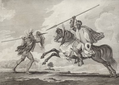 Fit Aurari Zogo attaquant un fantassin, Éthiopie - Henry Salt