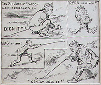 Mouvements de golf, illustration du magazine 