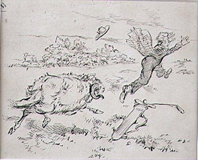Le Golfeur Dérangé, illustration du magazine 