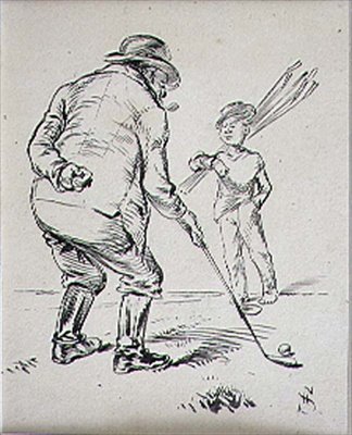 Le dernier putt, illustration du magazine 
