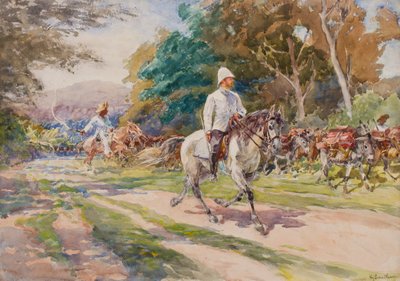 Un officier colonial, peut-être Haïti, vers 1900 - Henry Sandham