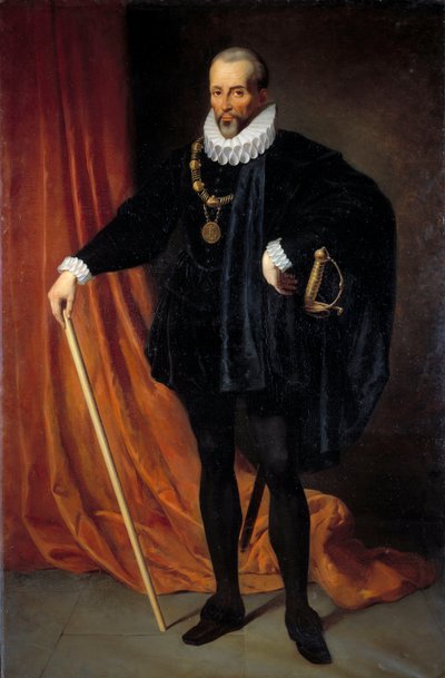 Portrait en pied de Blaise de Montesquiou, seigneur de Montluc maréchal de France en 1575 - Henry Scheffer