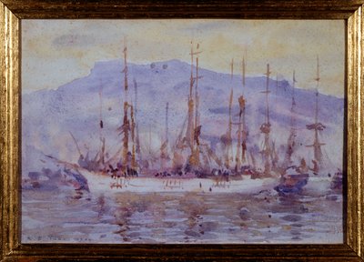 Trois maîtres, Falmouth, 1904 - Henry Scott Tuke