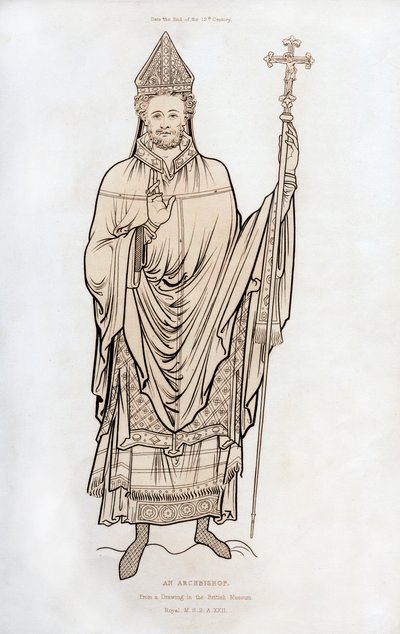Un archevêque, fin 12ème siècle, 1843 - Henry Shaw